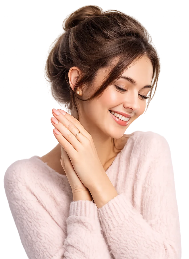 Woman enjoying beauty and self-care treatment
